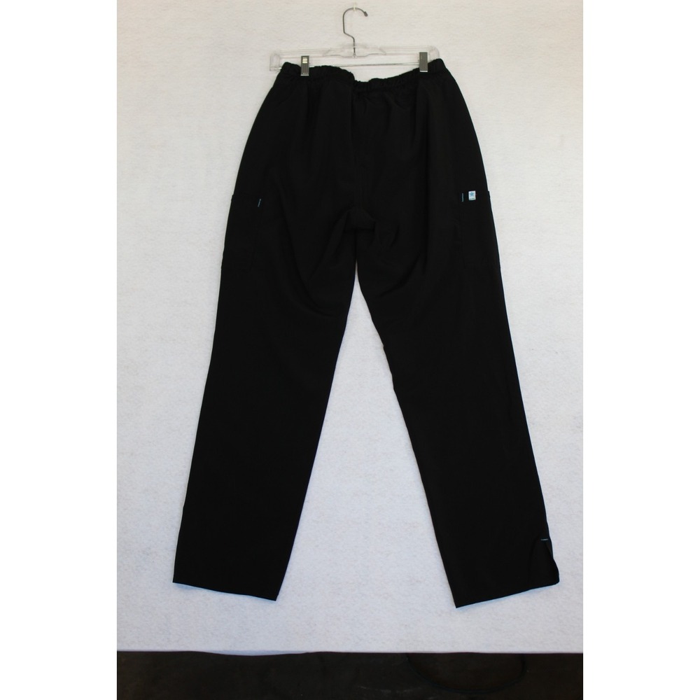 Scrubstar Scrub Pants Womens Large Black Stretch Medical Straight Leg Drawstring - Picture 10 of 12